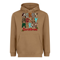 Toasted Coconut Merry Christmas Heavyweight Hoodie - FaDigitalArtStudio