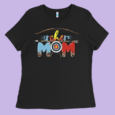 Archery Mom Ladies Tee Designed By Maliassmallbusiness