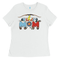 White archery mom Ladies Tee - MaliasSmallBusiness