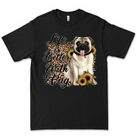 Black life is better with a pug Premium Tee - JahusDesignShop