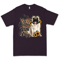 Plum life is better with a pug Premium Tee - JahusDesignShop