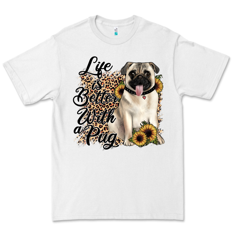 Life Is Better With A Pug Premium Tee by JahusDesignShop | Teevron