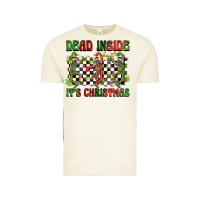 Vintage Arctic dead inside but it's christmas dancing skeletons Vintage Tee - BarkalooDesign