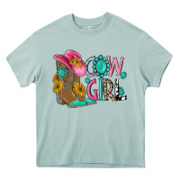 Arona cow girl western boots Heavy Core Tee - MaliasSmallBusiness