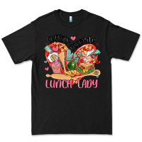 Black cupids favorite lunch lady Premium Tee - MaliasSmallBusiness