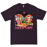 Plum cupids favorite lunch lady Premium Tee - MaliasSmallBusiness