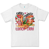 White cupids favorite lunch lady Premium Tee - MaliasSmallBusiness