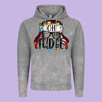 Oh Fudge Christmas Story Vintage Hoodie Designed By Jasminsmagicworld