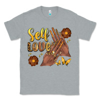 Heather Grey black woman self love nails Classic Tee - Artiststas