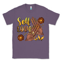 Lavender black woman self love nails Classic Tee - Artiststas