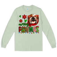 Matcha merry pawmas christmas bulldog Long Sleeve Tee - Jasminsmagicworld
