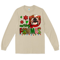 Mushroom merry pawmas christmas bulldog Long Sleeve Tee - Jasminsmagicworld