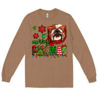 Toasted Coconut merry pawmas christmas bulldog Long Sleeve Tee - Jasminsmagicworld