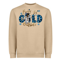 Baby Its Cold Outside Heavyweight Sweatshirt | Teevron