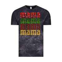 Cloud Black Christmas mama Vintage Tee - BarkalooDesign