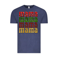 Vintage Denim Christmas mama Vintage Tee - BarkalooDesign