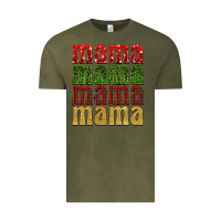 Vintage Olive Christmas mama Vintage Tee - BarkalooDesign