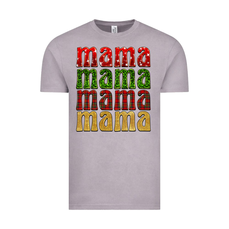 Christmas Mama Vintage Tee by BarkalooDesign | Teevron