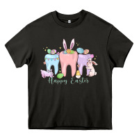 Asphalt happy easter teeth Heavy Core Tee - MaliasSmallBusiness