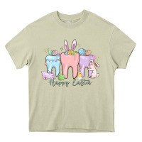 Mossy happy easter teeth Heavy Core Tee - MaliasSmallBusiness