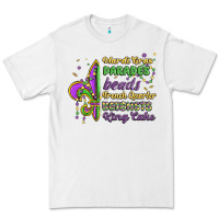White mardi gras parades beads french quarter beignets k Premium Tee - MaliasSmallBusiness