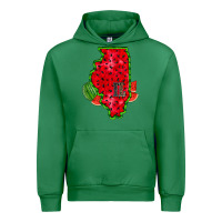 Emerald illinois watermelon Urban Hoodie - RacoonDesign