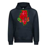 Navy illinois watermelon Urban Hoodie - RacoonDesign