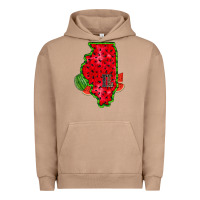 Pigment Burro illinois watermelon Urban Hoodie - RacoonDesign