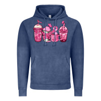 Vintage Denim breast cancer coffee Vintage Hoodie - Jasminsmagicworld