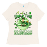 Bone lucky world tour st. patricks day Ladies Tee - MaliasSmallBusiness