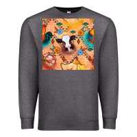 Charcoal Heather western farm animals seamless pattern Premium Sweatshirt - BundleAndBundleShop