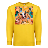 Lemon western farm animals seamless pattern Premium Sweatshirt - BundleAndBundleShop