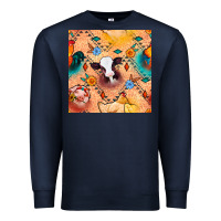 Navy western farm animals seamless pattern Premium Sweatshirt - BundleAndBundleShop