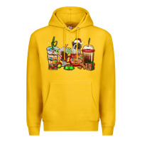Lemon Christmas coffee cups with Saint Bernard Premium Hoodie - RanaPortraitStore