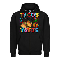 Black Tacos before Vatos Valentine's Day Zipper Hoodie - FaDigitalArtStudio