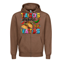 Chestnut Tacos before Vatos Valentine's Day Zipper Hoodie - FaDigitalArtStudio