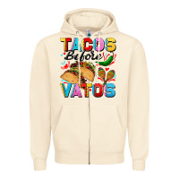 Tacos Before Vatos Valentine's Day Zipper Hoodie | Teevron