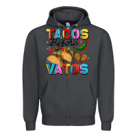 Smoke Tacos before Vatos Valentine's Day Zipper Hoodie - FaDigitalArtStudio