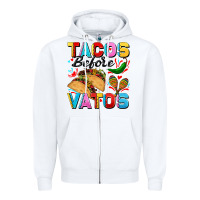 White Tacos before Vatos Valentine's Day Zipper Hoodie - FaDigitalArtStudio