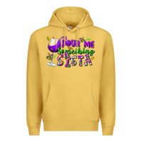 Antique Gold Pour me something sista Premium Hoodie - FaDigitalArtStudio