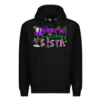 Black Pour me something sista Premium Hoodie - FaDigitalArtStudio