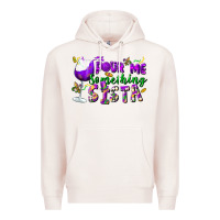 Pale Pink Pour me something sista Premium Hoodie - FaDigitalArtStudio