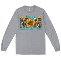 Heather Grey Being a Mom Makes My Life Complete Long Sleeve Tee - texasbilliewilder