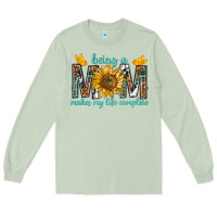 Matcha Being a Mom Makes My Life Complete Long Sleeve Tee - texasbilliewilder
