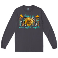 Smoke Being a Mom Makes My Life Complete Long Sleeve Tee - texasbilliewilder