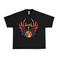 Black angel wings softball Urban Heavy Tee - Jasminsmagicworld