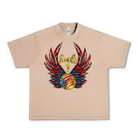 Burro angel wings softball Urban Heavy Tee - Jasminsmagicworld