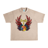 French Oak angel wings softball Urban Heavy Tee - Jasminsmagicworld