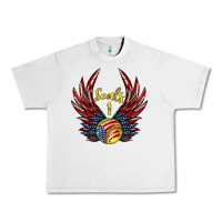 Lunar Rock angel wings softball Urban Heavy Tee - Jasminsmagicworld