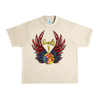 Sandshell angel wings softball Urban Heavy Tee - Jasminsmagicworld
